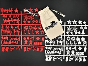 Weihnachtsbrief-Set für wechselbare Brieftafeln aus Filz, 3/4" Zeichen (inkl... - Bild 1 von 6