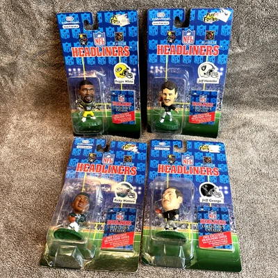 Lote de 4 figuras de acción de los cabezas de cartel de la NFL 1996 - Reggie White más 3 Foto 1 de 4