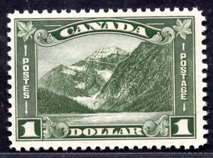 CANADA 1930 MT. EDITH CAVEIL $1.00 SC. #177 MINT NEVER HINGED NEAT PERFS VF-XF - Picture 1 of 2
