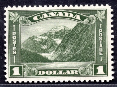 CANADA 1930 MT. EDITH CAVEIL $1.00 SC. #177 MINT NEVER HINGED NEAT PERFS VF-XF - Image 1 of 2