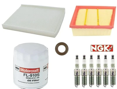 Kit de puesta a punto OEM Toyota Fj Cruiser motor de cabina y filtro de aceite bujías NGK Foto 1 de 4