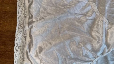 Braguita de bikini vintage nailon sedoso talla 6,9 lote de 2 Foto 1 de 4