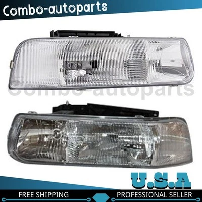 Conjunto de faros izquierdo derecho para Chevrolet Silverado 2500 1999-2002 Foto 1 de 3