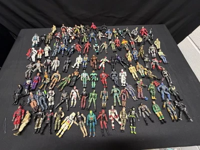 "Lote de 110 figuras de acción GI Joe modernas de 2000 Hasbro 3,75""" Foto 1 de 4