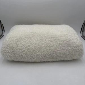 Barefoot Dreams Lightweight Throw Blanket Ivory Cream Lightweight 65 x 72 - Picture 1 of 5