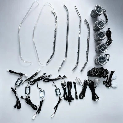 64 Color Air Vent LED Ambient Light Fits For Mercedes-Benz C Class W205 GLC X253 - Image 1 of 4