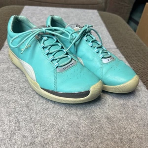 Ecco Biom Hydromax Golfschuhe Yak Leder Damen Größe 39 US 8,5 türkis grün - Bild 1 von 8