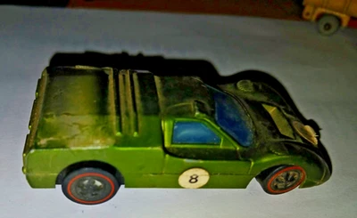 Vintage 1969 Hot Wheel Sizzler Redline Green Angeleno M-70  Made in Mexico - Image 1 of 2