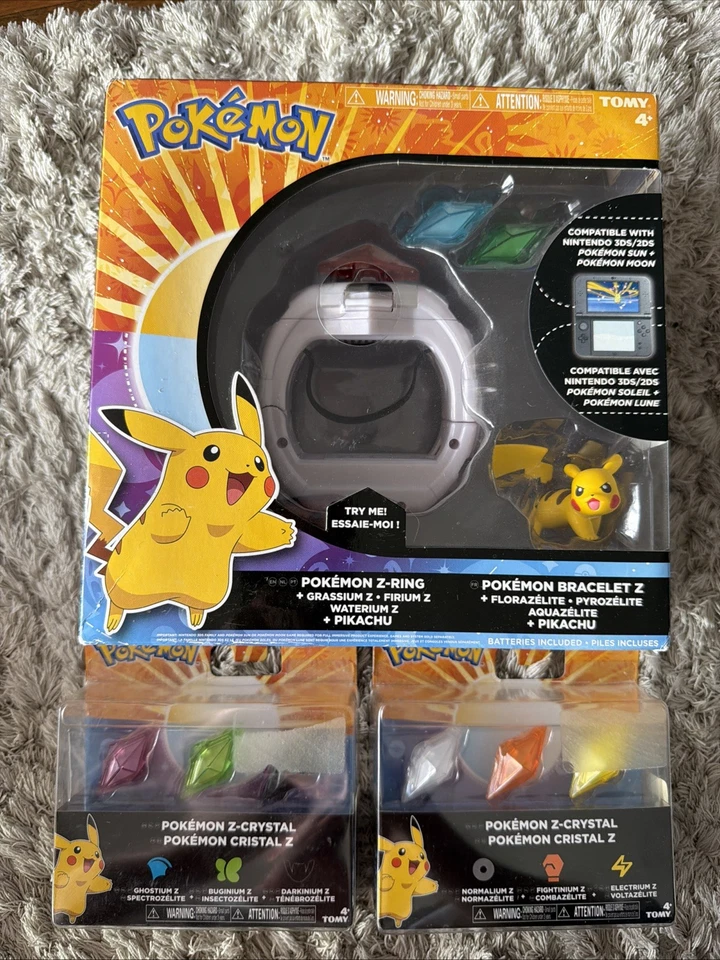 Pokémon Pokemon Z-Ring Bracelet Pikachu Set BRAND NEW Nintendo 3DS Sun Moon Rare - Image 1 of 4