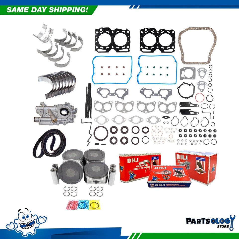 DNJ EK718M 主发动机重建套件 适用于 02-05 萨博 斯巴鲁 9-2X 2.0L DOHC 16v — 第 1/4 张图片