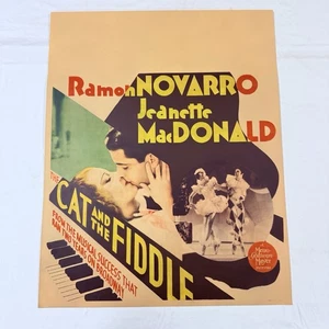 1934 Die Katze und die Geige Original 22x28 Filmplakat Ramon Navarro Musical - Bild 1 von 7