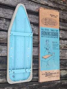 Keller Modell TT Bügelbrett 12 x 36 Tischplatte Ganzstahl Originalkarton USA - Bild 1 von 24