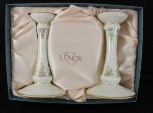 Lenox CONSTITUTION 2 7" Candlesticks Limited Edition A+ CONDITION w/box - Picture 1 of 7