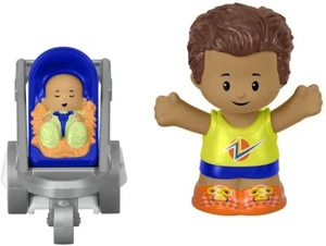 Fisher Price Toy Figure Pack ~ Story Starter Figure Set - HBW69 ~ Jogger with Ba - Picture 1 of 3