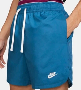 Nike Sportswear Essential Flow Fit Shorts XL Blue Mens Lightweight Swim Summer - Picture 1 of 10