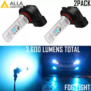 Alla Lighting Light Ice Blue Tint LED 9006 Driving Light,Bright Cool Fog Bulb - Picture 1 of 10