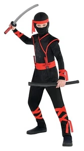 Amscan Boys Shadow Ninja Costume - Large (12-14) Black - NWT - Picture 1 of 4
