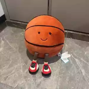 Jelly Cat 22cm Fun Sports Basketball Doll Plush Cute Toy Birthday Gift - Picture 1 of 11