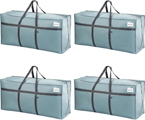 4 Pack Oversize Moving Bags for College, Heavy-Duty Storage Totes, Moving Boxes - Picture 1 of 7