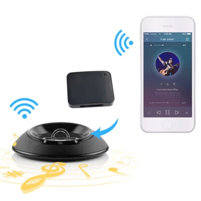 Bluetooth A2DP Musikempfänger Adapter für iPod iPhone 30-Pins Dock Lautsprecher - Bild 1 von 4