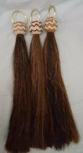 Large Horsehair Shoofly w/ Round Rawhide Knot #T-12 - Black/Brown w/ 3 options - Picture 1 of 4