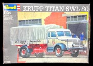 1998 Revell 07559 Krupp Titan SWL 80 Truck 1/24 Scale Model, New Factory Sealed - Picture 1 of 5