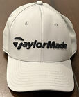 Taylor Made Gray Baseball Cap with Black 3D Logo A-Flex Size S/M Golfing Hat