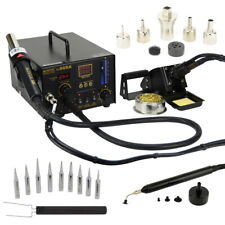 Aoyue 968A+ 4  in 1 Digital Soldering Iron & Hot Air Station Complete Kit