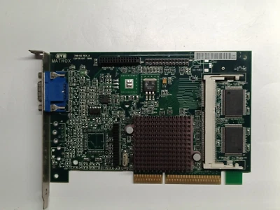 G2+/MILA/8/HP MATROX/ COMPAQ /HP 8MB AGP VIDEO CARD G200 WITH VG - Image 1 of 3