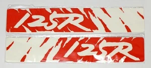 Juego de pegatinas basculantes calcomanía decoración Honda CR 125R 1991 rojo clásico - Imagen 1 de 1
