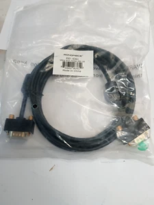 MONOPRICE 6361 ULTRA SLIM SVGA-MM-10 VIDEO CABLE (BR4B.3B1) - Picture 1 of 4