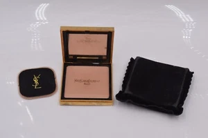 Yves Saint Laurent YSL Silk Finish Pressed Powder Compact No 1 Cover Vintage - Picture 1 of 10