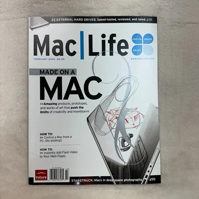 Mac Life Magazine #25 February 2009 Made On A Mac - Image 1 of 3