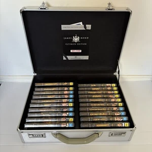 James Bond 007 Ultimate Edition DVD Collection 5621/6000 Metal Briefcase - Picture 1 of 15