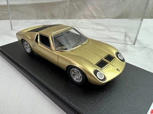 1/43 MR MODELS Lamborghini Miura gold L.E. #495 ** LOOSE WINDOW TRIM - Picture 1 of 10