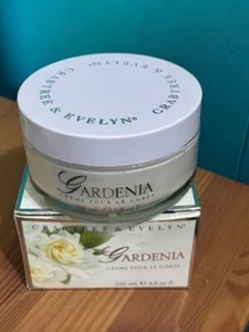 NEW EVELYN & CRABTREE GARDENIA BODY CREAM 6.8 OZ JAR SEALED RARE - Picture 1 of 6