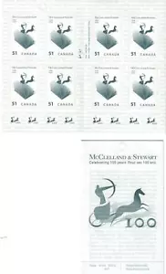 2006 Canada SC# BK 324-McClelland & Stewart-booklet of 8-M-NH - Picture 1 of 1