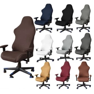 Stretch Game Chair Cover For Racing Gaming Chair Protector Office Seat Cover U - Picture 1 of 25