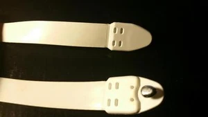 NEW Xenith High Chin Strap For X1 Football Helmets Hard Cup Chinstraps - White - Picture 1 of 2