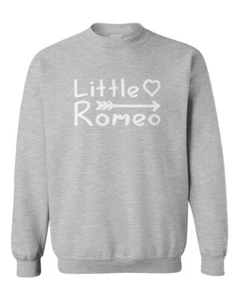 Little Romeo - Valentine's Day Arrow Love Stud Handsome Toddler Crewneck Sweater - Picture 1 of 8