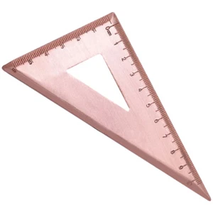Drafting Triangle Drafting Triangle Ruler Copper Measure Ruler Drafting - Picture 1 of 12