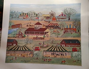 Stampa limitata firmata 24x28 Morgan County Fair di Betsy Ross Koller Good Ole Days - Foto 1 di 5