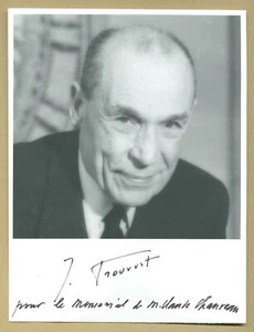 Jean Prouvost (1885-1978) - Patron de presse et homme politique - Photo signée - Foto 1 di 3