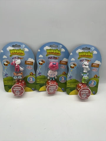 New Moshi Monsters Moshlings! Series 1 3 Pack Sealed unopened lot of 3 Cover
