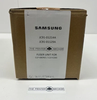 SamsungCLP-680ND CLX-6260 220V Fuser Unit JC91-01214A JC91-01129A - Image 1 of 4