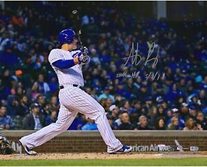 Anthony Rizzo Cubs Signed 16" x 20" Stylized Photo & 200TH HR Insc - LE 16