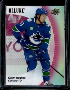 2023-24 UPPER DECK ALLURE PINK LEMONADE QUINN HUGHES - Picture 1 of 2