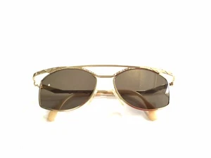 Gafas de sol Cazal 275 doradas/blancas 553 vintage talla 53 mm marco nuevas auténticas - Imagen 1 de 5