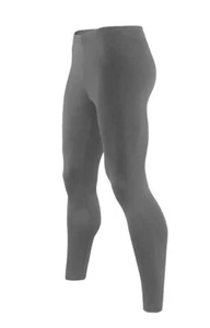Mens Ultra Soft Fleece Lined Thermal Underwear Leggings Compression Pants - Picture 1 of 8