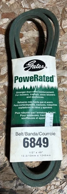 Cinturón de aramida verde Gates PowerRated 6849 4L490K 1/2 X 49" 12,5/13 mm X 1245 mm Foto 1 de 2